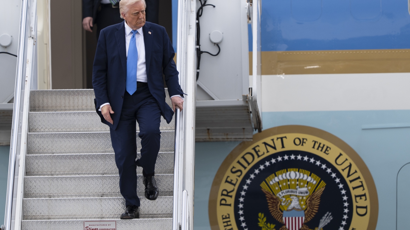 Trump is 'not joking' about third term, though Constitution says he can't serve : NPR