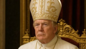 Trump denies any involvement in AI pope image amid Catholic backlash