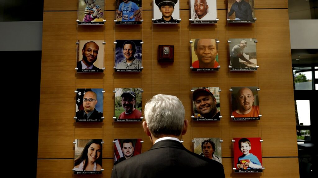 Memorial to people killed by gun violence is removed from ATF headquarters : NPR