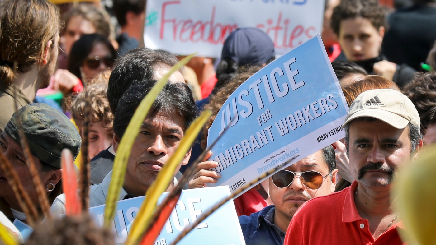 May Day protesters plan rallies against the Trump administration : NPR