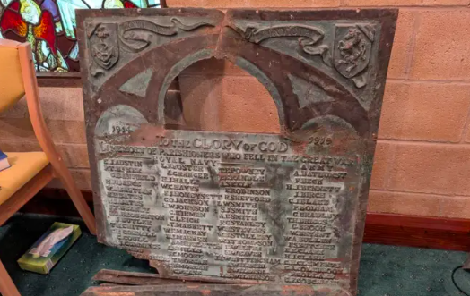 7 arrests made over theft of church's World War One memorial