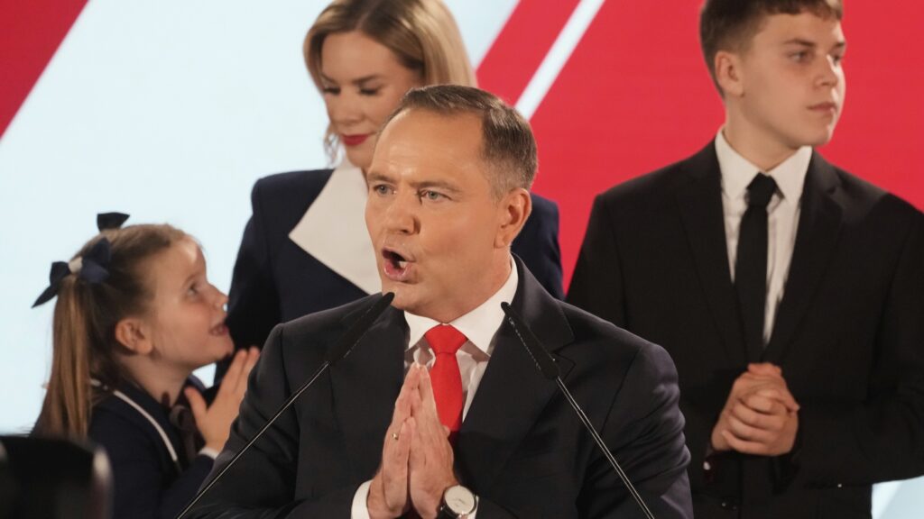 Conservative Karol Nawrocki wins Poland's presidential election : NPR