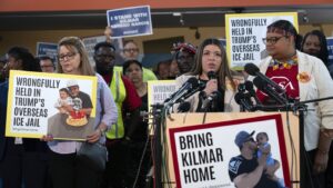 Kilmar Abrego Garcia is back in the U.S. to face criminal charges : NPR