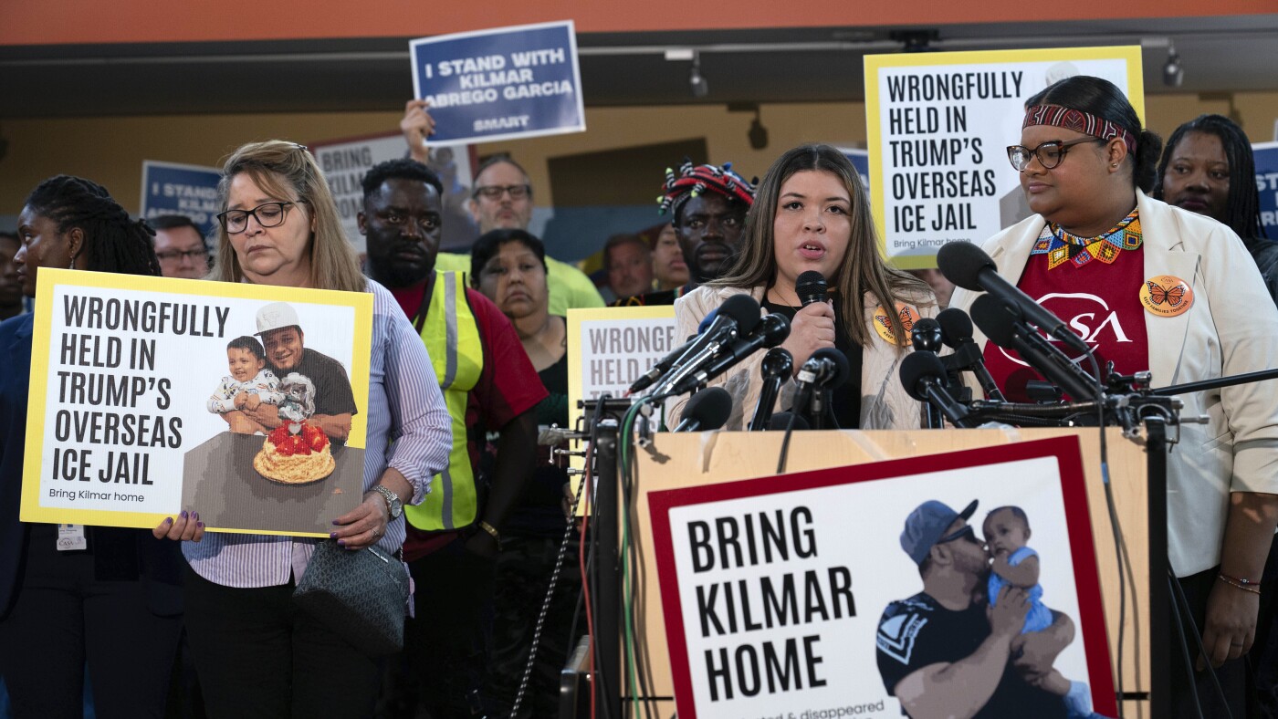 Kilmar Abrego Garcia is back in the U.S. to face criminal charges : NPR
