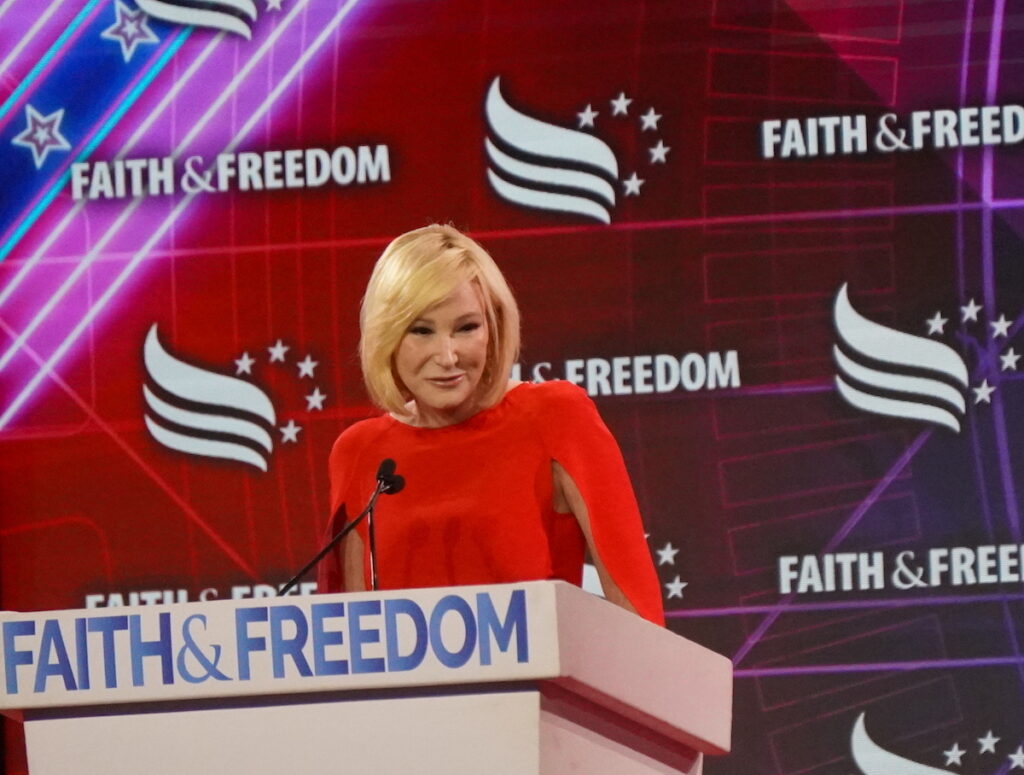 Paula White tells Evangelicals Trump's surival is 'divine'