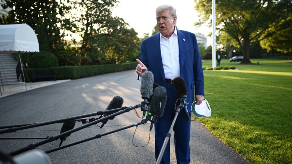 Trump used the f-word on camera. It may be a presidential 1st : NPR