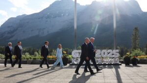 Trump leaves the G7 a day early to focus on Iran crisis : NPR