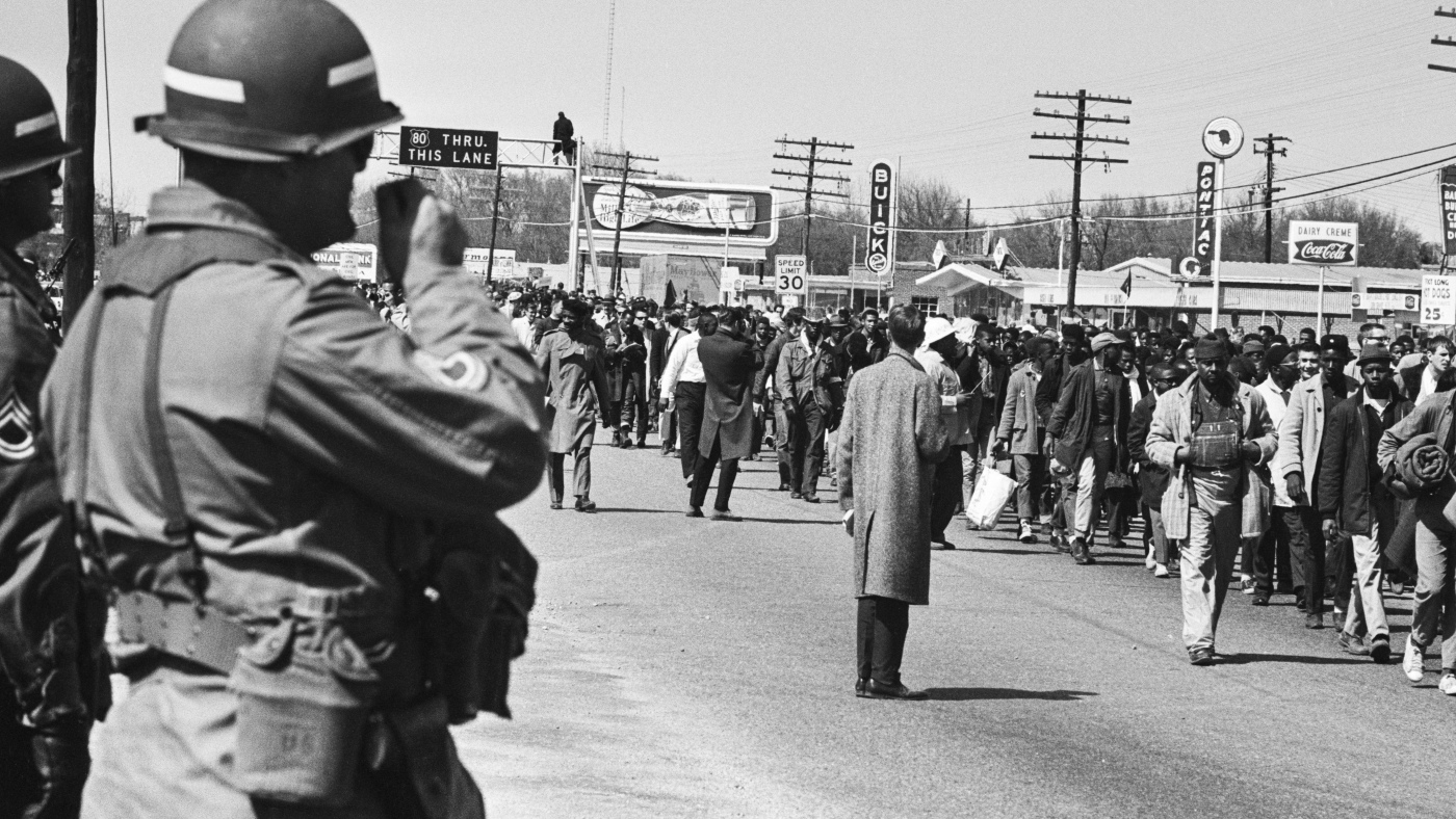 Why Lyndon Johnson federalized the National Guard in 1965 : NPR