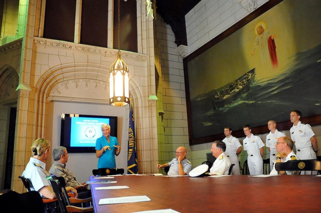 Merchant Marine Academy leadership steps down after Duffy speech