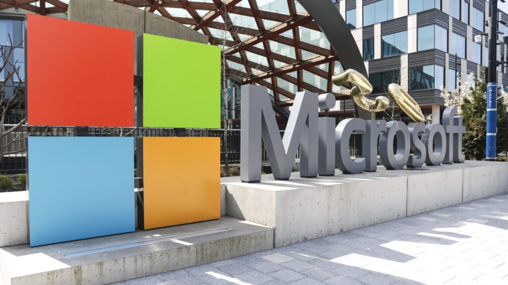 Microsoft protesters occupy president's office : NPR