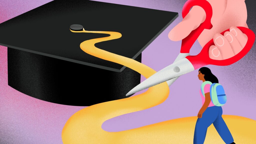 Trump wants to cut funds to college programs for poor students : NPR