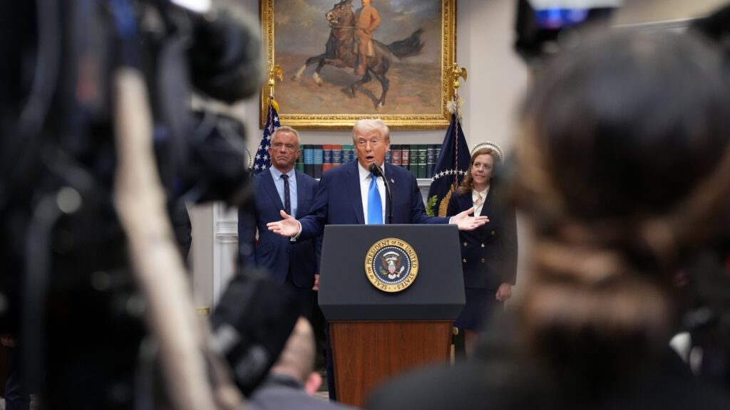 Trump links Tylenol to autism; Jimmy Kimmel returns : NPR