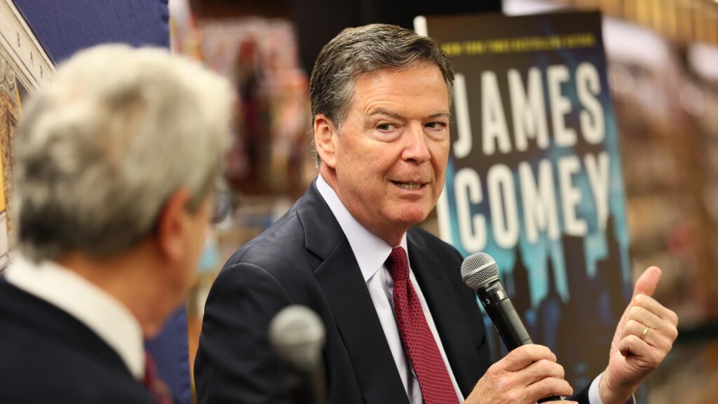 Former FBI director Comey pleads not guilty to federal charges of lying to Congress : NPR