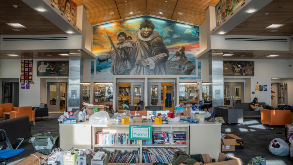 Alaska's crumbling public schools serve as emergency shelters : NPR