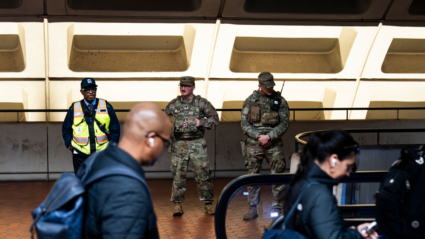 Judge orders an end to Trump's troop deployment in D.C., calling it 'unlawful' : NPR