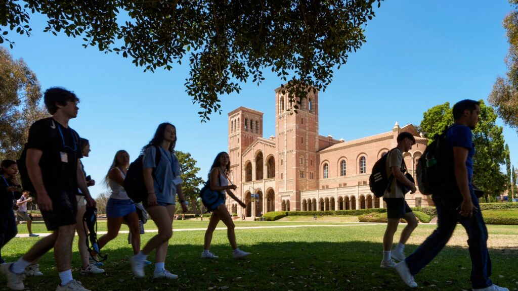 Judge bars Trump from fining University of California over discrimination : NPR