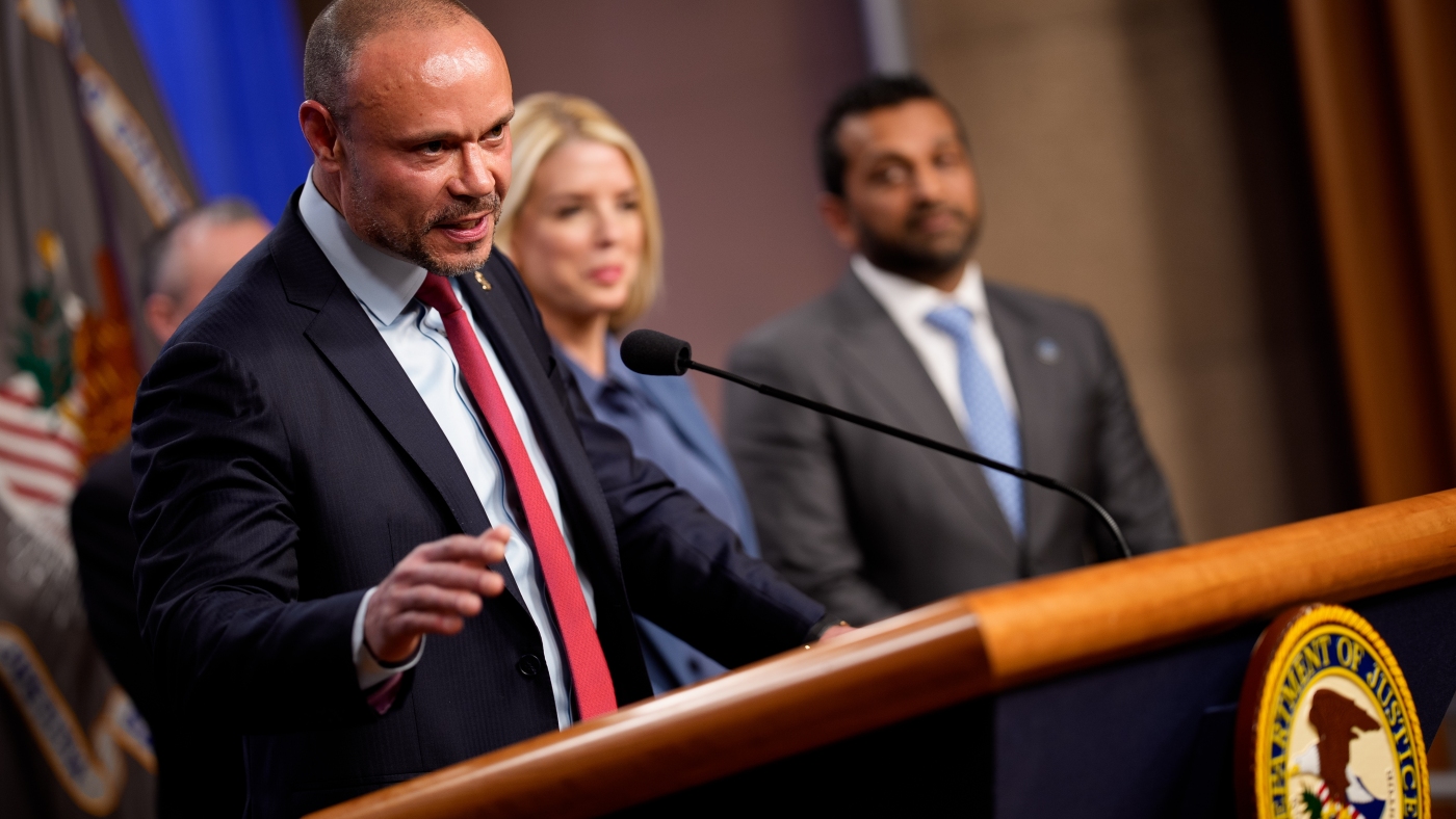 FBI Deputy Director Dan Bongino to step down in January : NPR