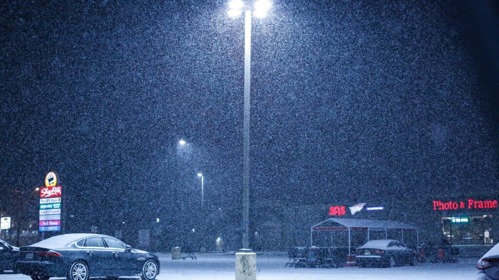 Weather influencers flood social media ahead of winter storm : NPR