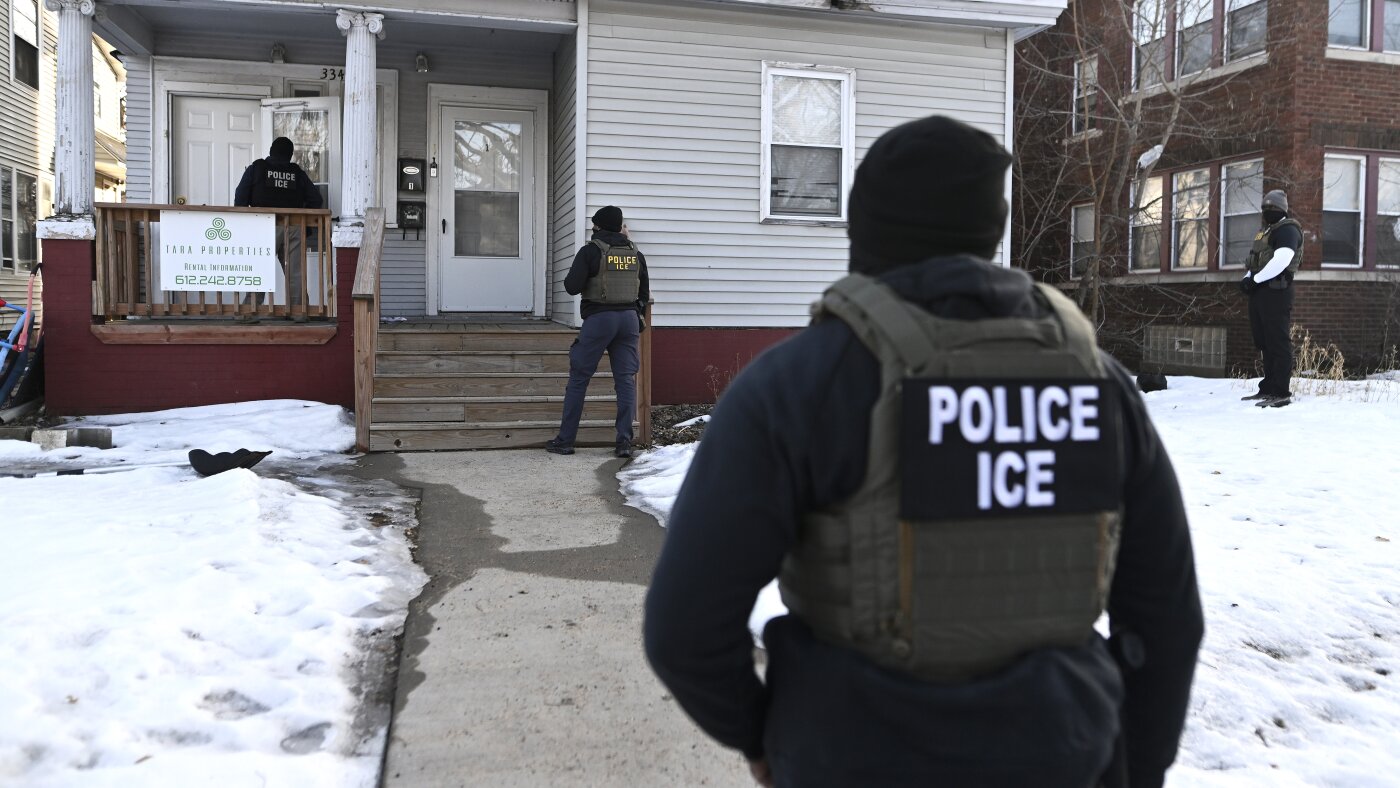 Some Biden-to-Trump voters say ICE is going 'too far' : NPR