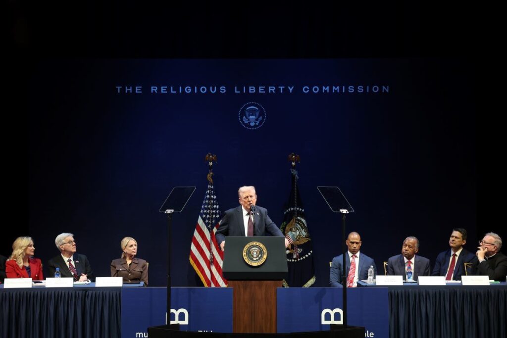 Trump's Religious Liberty Commission sued by interfaith coalition