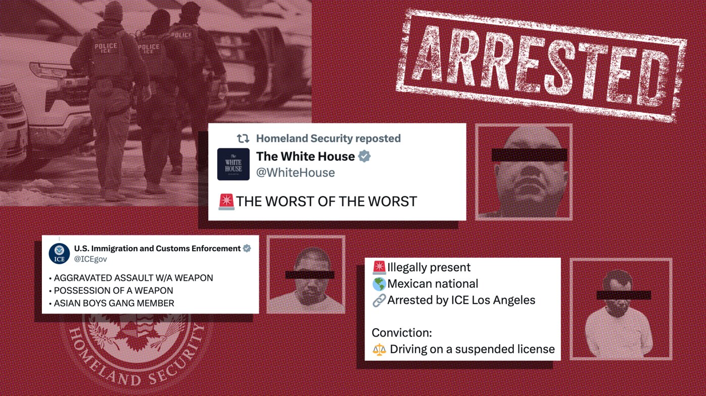 Is the government really deporting the 'worst of the worst?' : NPR