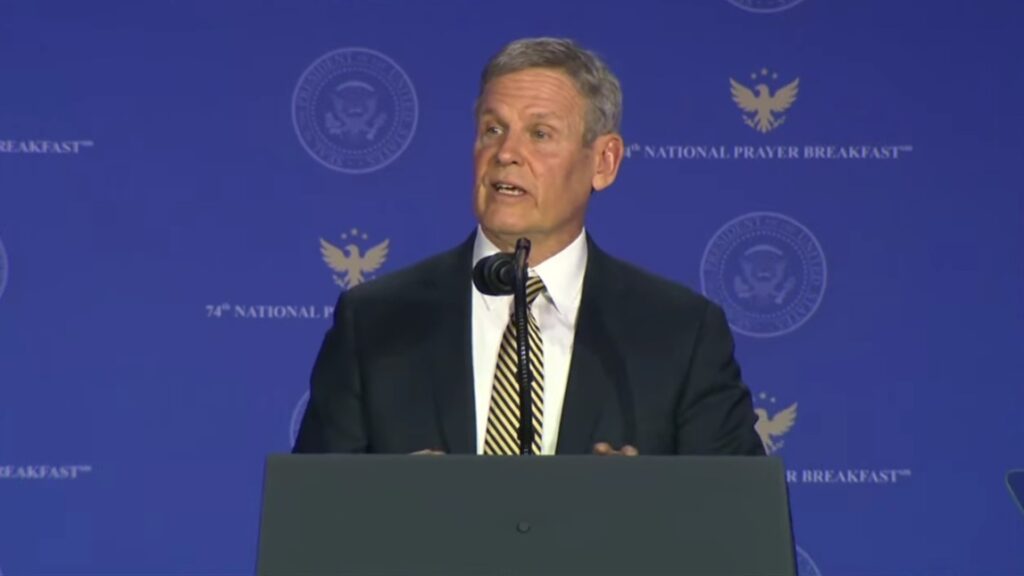 Bill Lee shares how faith guided him at Nat'l Prayer Breakfast