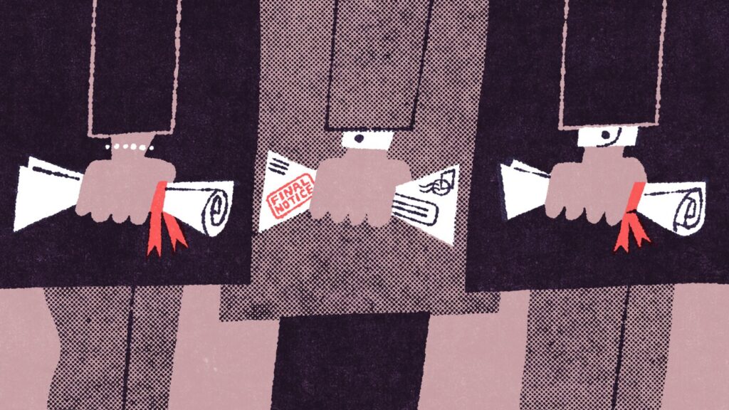 Student loan defaults are up, as borrowers fail to make payments : NPR