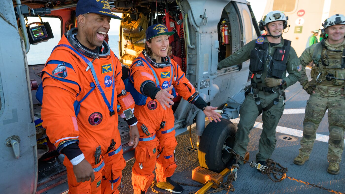 Artemis II Returns Crew Completes Historic Moon Mission Splashdown The Moral Compass News Artemis II splashdown captures nationwide attention : NPR