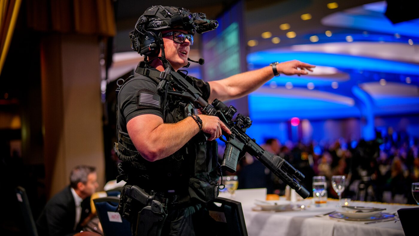 The aftermath of the White House Correspondents' Dinner Shooting : The Picture Show : NPR
