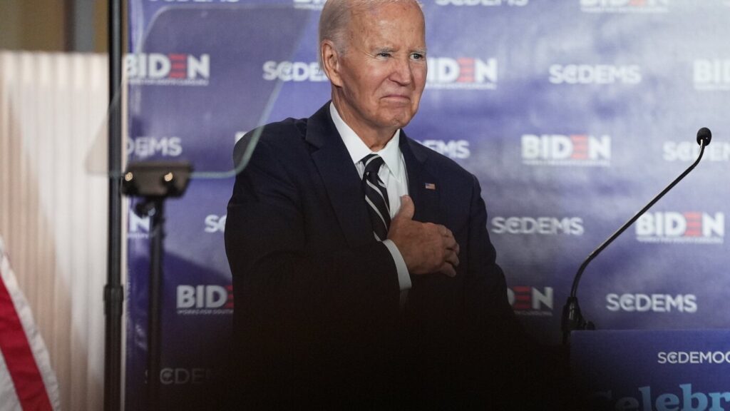 Biden sues DOJ to stop release of audio and transcripts tied to special counsel probe : NPR