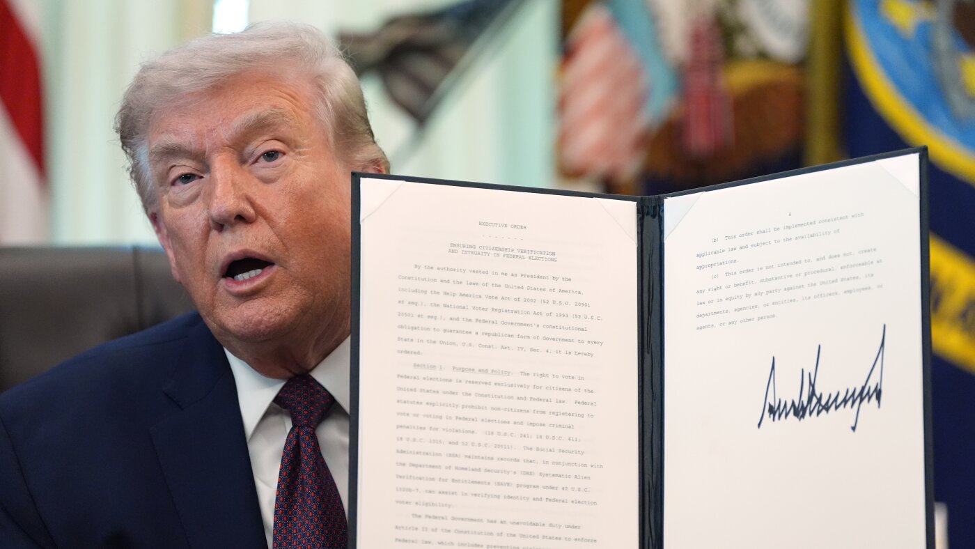 Federal Judge Upholds Trumps Executive Order on Mail-In Voting The Moral Compass News A judge declines to block Trump’s mail-in voting order : NPR