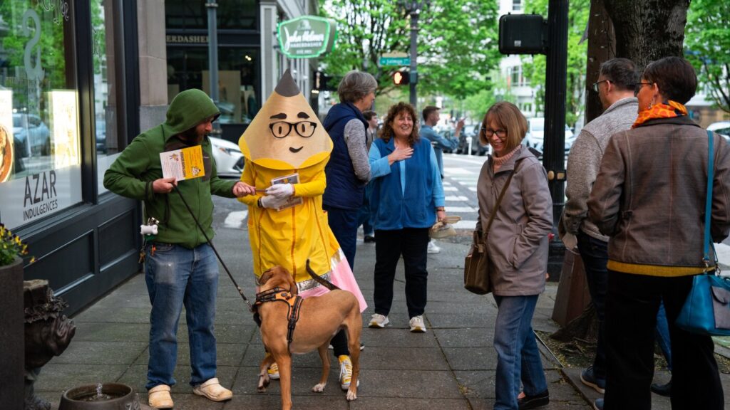Oregons Unlikely Candidate A Pencil Runs for Governor to Inspire The Moral Compass News Oregon's schools rank last in reading. This candidate wants to help : NPR