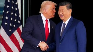Trump goes to China as Iran war smolders : NPR