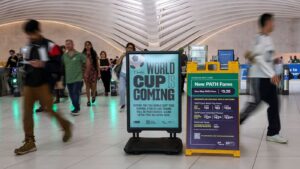 New York City reshapes mass transit system to handle World Cup, NBA finals crowds : NPR