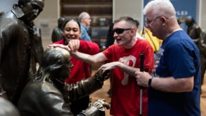 Philadelphias Constitution Center Offers Tactile Tours for Accessibility The Moral Compass News This museum puts history within arms’ reach : NPR