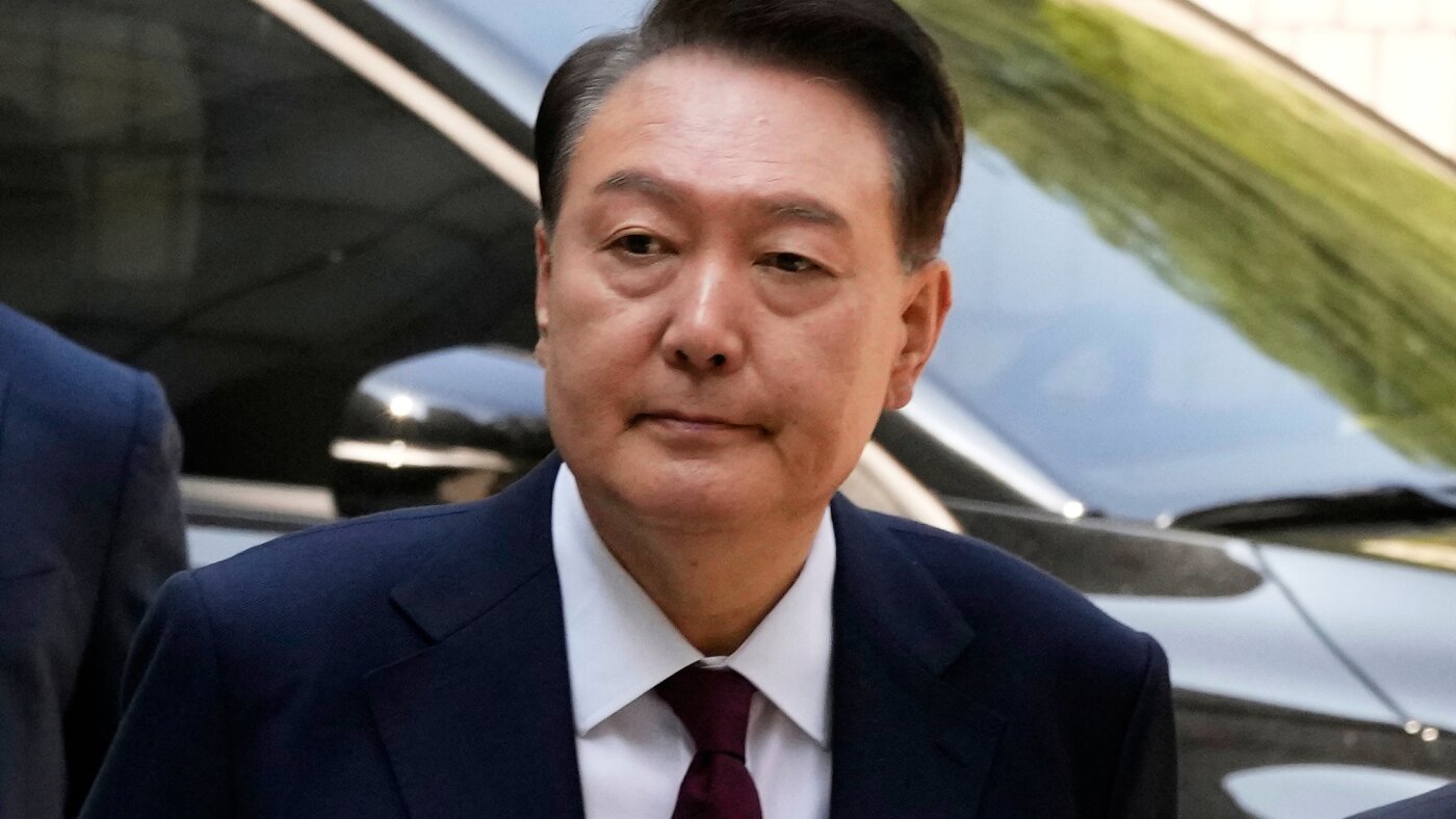 Ousted South Korean President Yoon given prison term for drone flights over Pyongyang : NPR