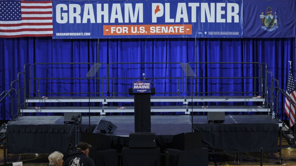Platner ends his Senate bid after allegation of rape : NPR