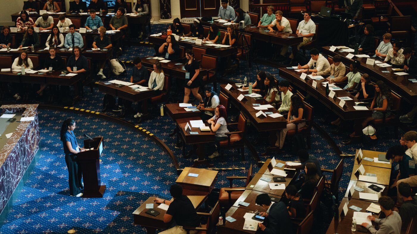 Teens Draft AI Policy in Replica Senate to Guide School The Moral Compass News Students created AI rules they hope schools will adopt : NPR
