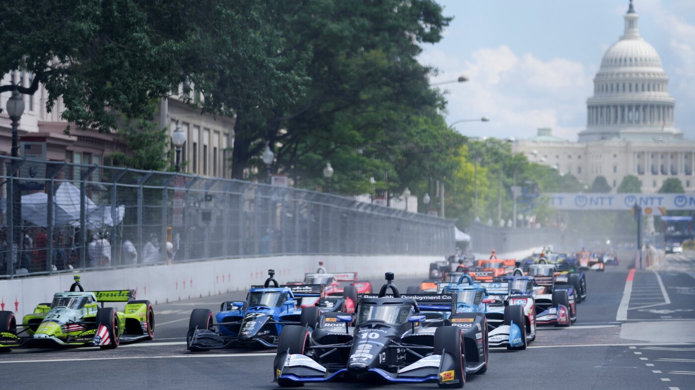 Kyle Kirkwood Wins First DC Street Race at Freedom 250 The Moral Compass News Freedom 250 Grand Prix : NPR