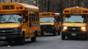 How school buses are affected by the high cost of diesel : NPR