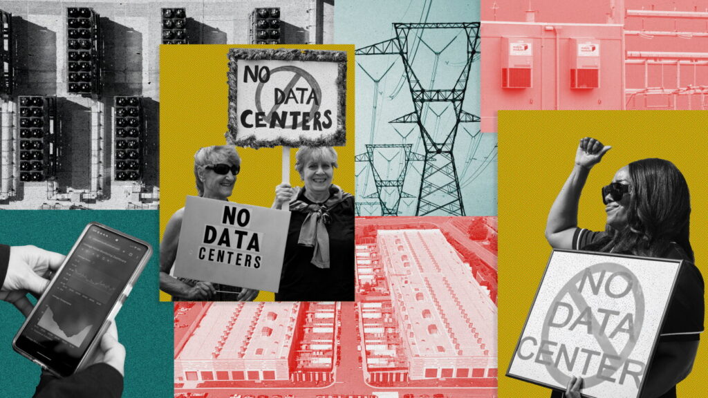 The data center backlash is reshaping American politics : NPR