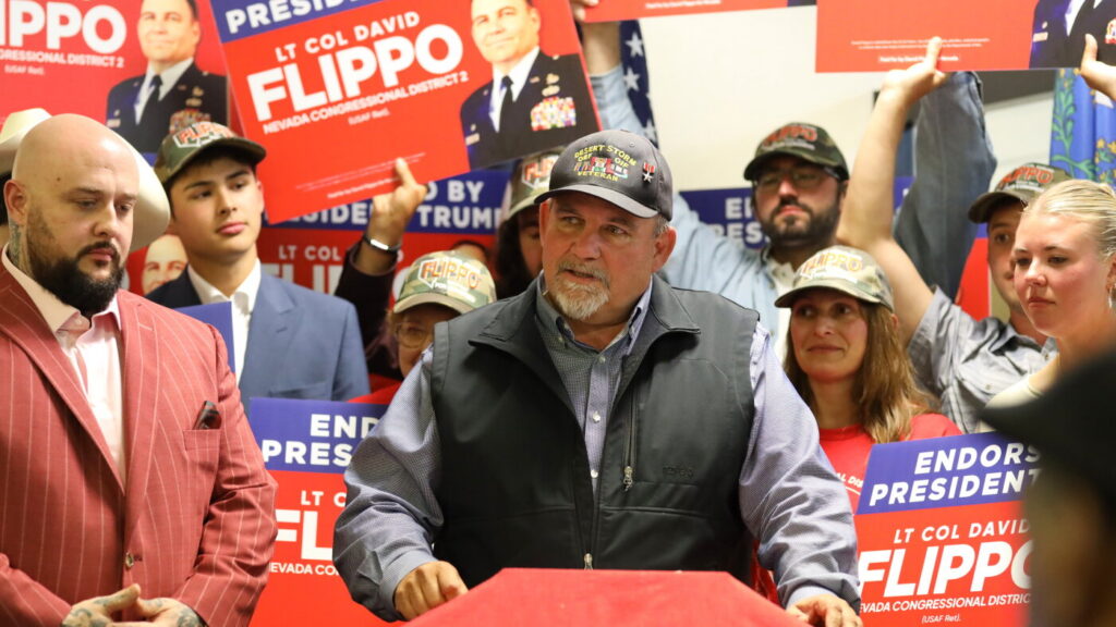 Nevada Race Heats Up as Flippo Faces Controversy Over Military The Moral Compass News Nevada House seat more competitive than usual in midterm election : NPR