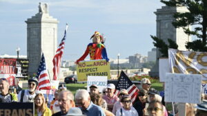 Protests Erupt Over Trumps Proposed Arch Near Arlington Cemetery The Moral Compass News Veterans, Democrats protest Trump's arch as midterms near : NPR